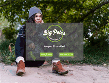 Tablet Screenshot of bigpetestreats.com